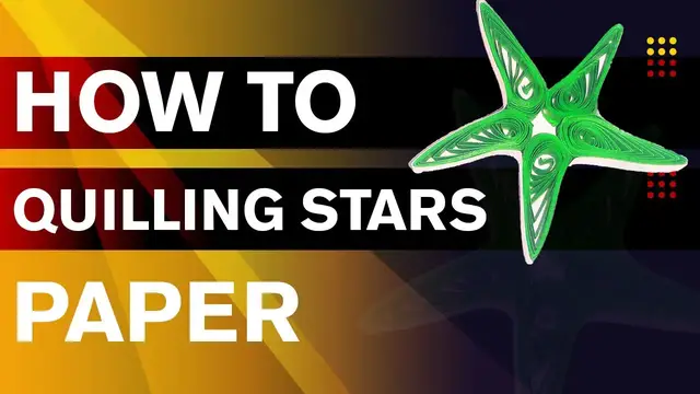 'Video thumbnail for How to make paper quilling stars | Quilling Paper Stars | Quilling Christmas stars | Paper Stars'