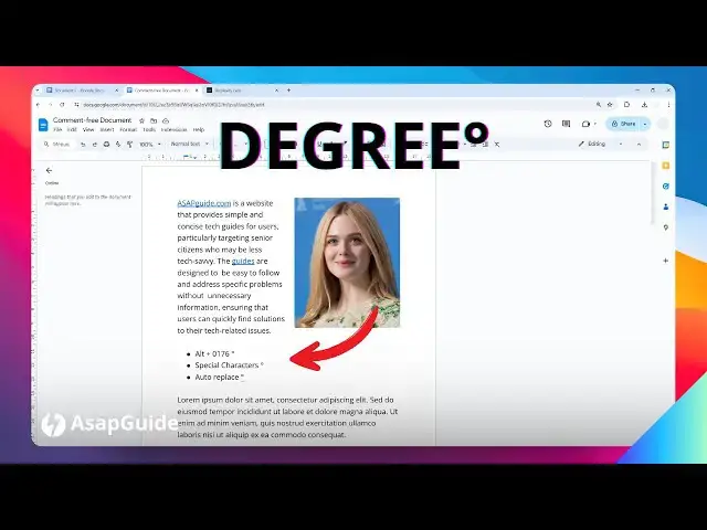 'Video thumbnail for How to Insert Degree Symbol in Google Docs'
