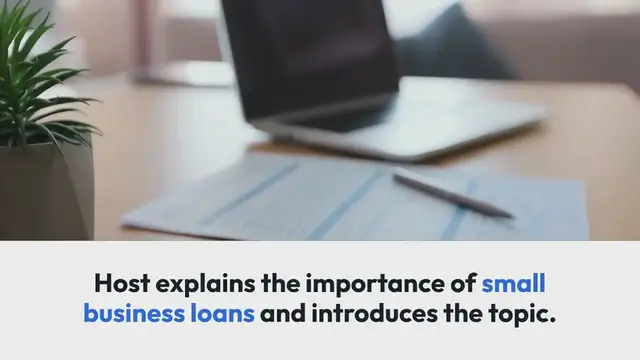 'Video thumbnail for Navigating Small Business Loans: Tips for Success'
