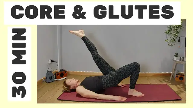 'Video thumbnail for Pilates for CORE & GLUTES | 30 minute workout'