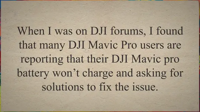 'Video thumbnail for (FIXED) DJI Mavic Pro Battery Won’t Charge (Why, How to Fix)'