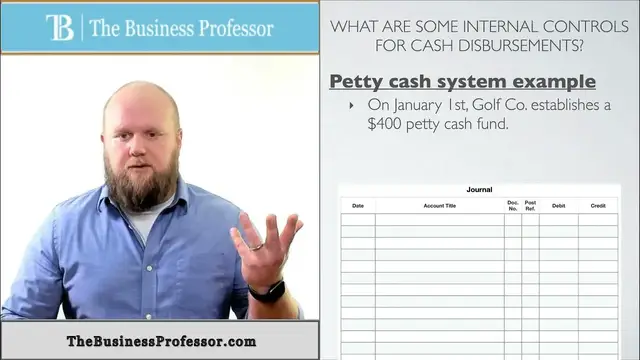 'Video thumbnail for Internal Controls for Cash Disbursements - Accounting'
