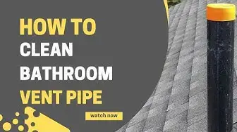 'Video thumbnail for How to Clean Bathroom Vent Pipe -  Problem Solved!'