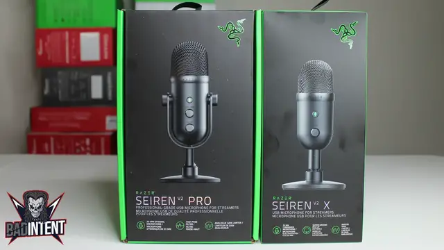 'Video thumbnail for Razer Seiren V2 Pro vs Seiren V2 X'