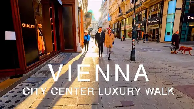 'Video thumbnail for Vienna, Austria 🇦🇹  City Center Luxury Streets Walk 2022 + Bonus: Viennese Cafe Central  HDR'