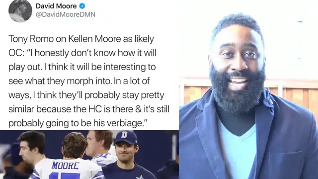 'Video thumbnail for law nation sports: tony romo on kellen moore's role with the dallas cowboys'