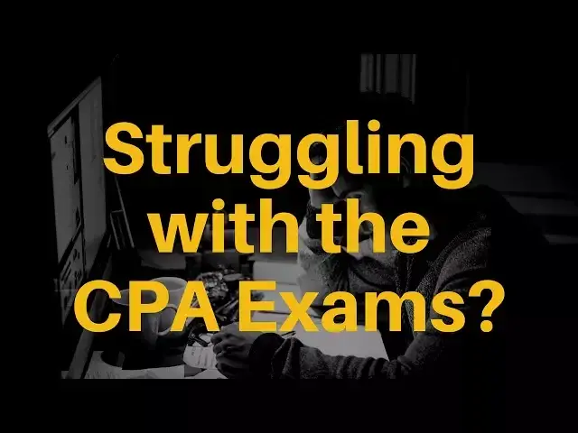 'Video thumbnail for Struggling with the CPA Exams?'