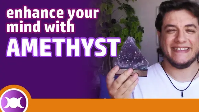 'Video thumbnail for AMETHYST CRYSTAL / STONE BENEFITS - How to use it for meditating and more'