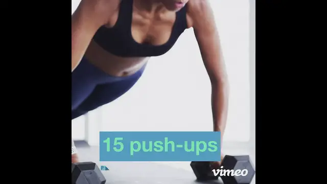 'Video thumbnail for 5 minute at home workout'