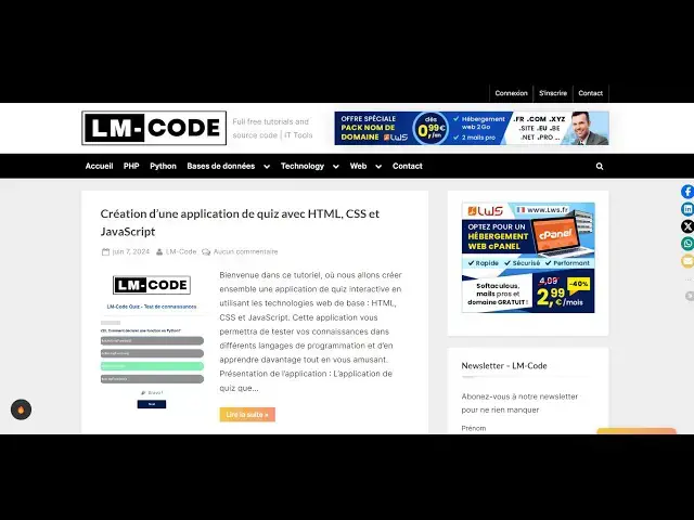 'Video thumbnail for LM Code: Full free tutorials and source code | IT Tools'