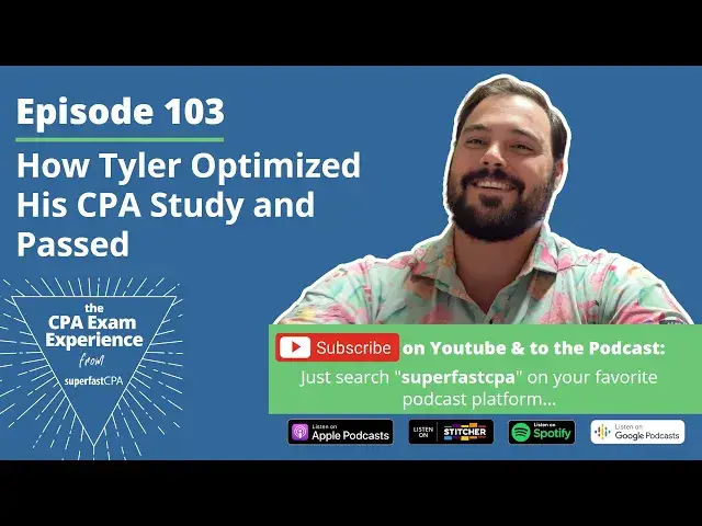 'Video thumbnail for How Tyler Optimized His CPA Study and Passed'