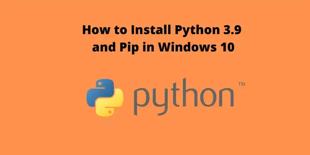 'Video thumbnail for How to install python 3.9 and pip on Windows 10'