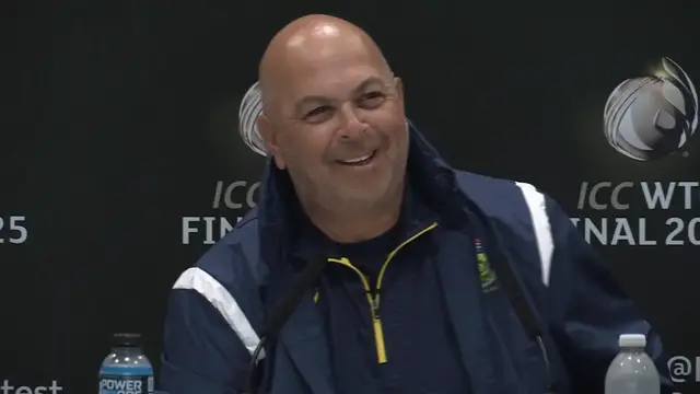 'Video thumbnail for Conrad 'quietly confident' South Africa can 'pull one over' Australia in World Test Championship'