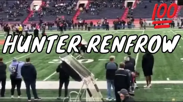 'Video thumbnail for law nation sports: hunter renfrow elite route running at 2019 senior bowl'