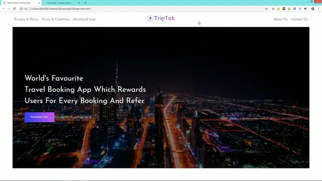 'Video thumbnail for How To Make Website With Center Logo Using HTML CSS Bootstrap _ Tutorial For Beginners'