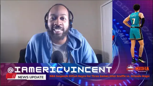 'Video thumbnail for NBA Suspends Killian Hayes For Three Games After Scuffle With Orlando Magic'