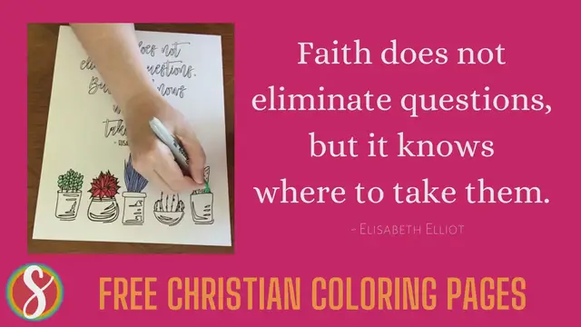 'Video thumbnail for Elisabeth Elliot Free Coloring Page'