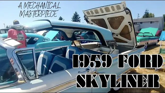 'Video thumbnail for Opening the hardtop on a 1959 Ford Skyliner - A mechanical masterpiece'