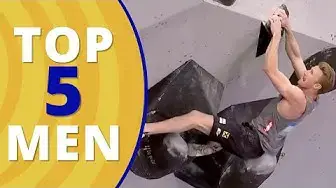 'Video thumbnail for Top 5 Men Climbing at the Olympics 2021 Tokyo'