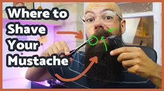 'Video thumbnail for Where to shave and trim mustache | TRIM WITH ME'