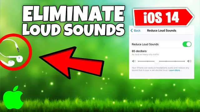 'Video thumbnail for iPhone Reduce Loud Sounds for Headphones To Protect Your Hearing'