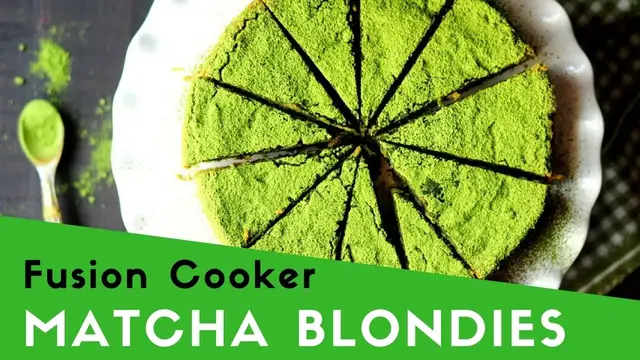 'Video thumbnail for Gluten-Free Matcha Blondie Recipe Fusion Cooker'