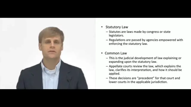 'Video thumbnail for Statutory vs Common Law'
