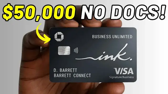 'Video thumbnail for cal barton: chase business card approval secrets: no docs, new llc & more!'