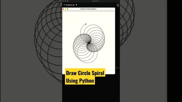 'Video thumbnail for Coding status Python Circle Pattern turtle #shorts #coding #programming'