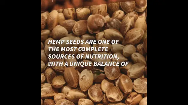 'Video thumbnail for The Health Benefits of Hemp Seeds'