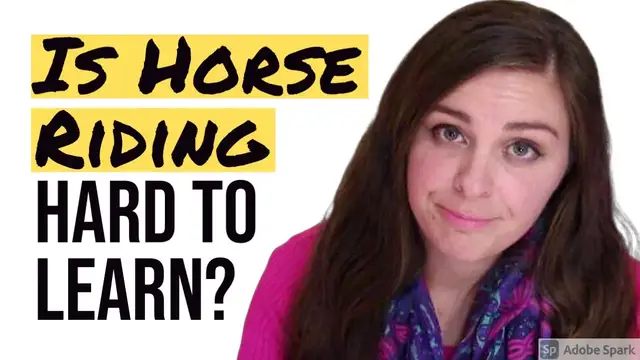'Video thumbnail for Q5: Is Horse Riding Hard To Learn? #BeginnerEquestrianStartingOut'