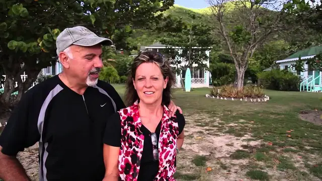 'Video thumbnail for American Travelers visit Oualie Beach, Nevis, Caribbean'