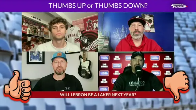 'Video thumbnail for Will LeBron James Remain in Los Angeles All Season?'