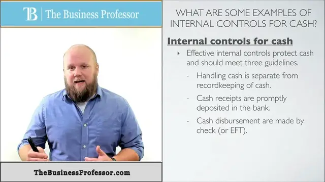 'Video thumbnail for Internal Controls for Cash - Financial Accounting'