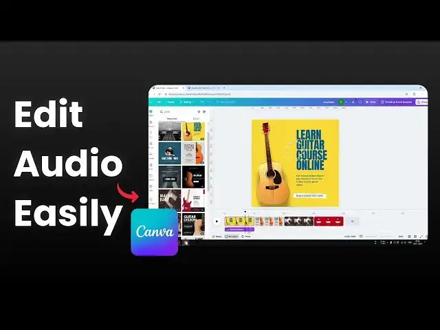 'Video thumbnail for How to Edit Audio in Canva'