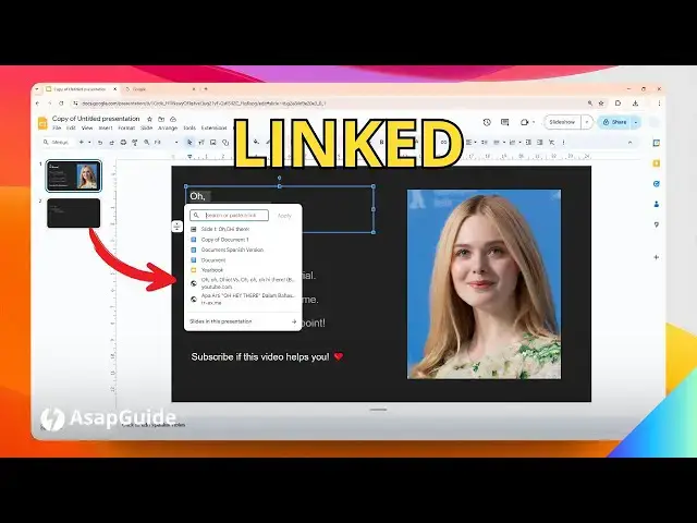 'Video thumbnail for How to Hyperlink in Google Slides with Ease'