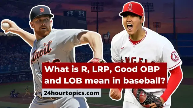 'Video thumbnail for What is R, LRP, Good OBP and LOB mean in baseball?'