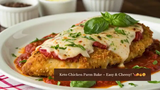 'Video thumbnail for Keto Chicken Parm Bake | Low-Carb Comfort, Baked to Perfection!'