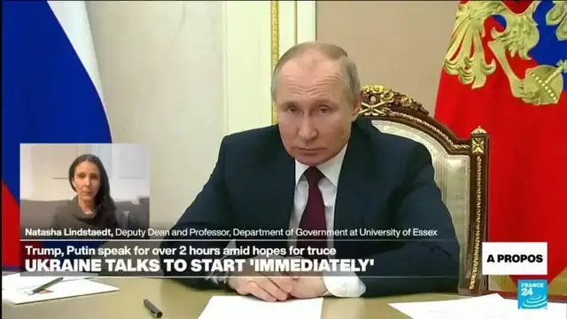 'Video thumbnail for Trump struggling to push Putin because they 'have really built a friendship', researcher says'