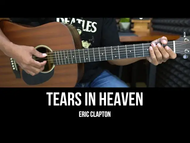 'Video thumbnail for Tears In Heaven - Eric Clapton | EASY Guitar Tutorial with Chords - Guitar Lessons'