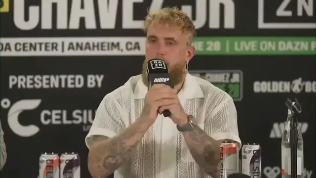 'Video thumbnail for 'Anthony Joshua is an insane fight' - Jake Paul ponders over next challenge after beating Chavez Jr.'