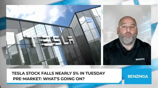 'Video thumbnail for Tesla Stock Falls Nearly 5% In Tuesday Pre-Market: What's Going On?'