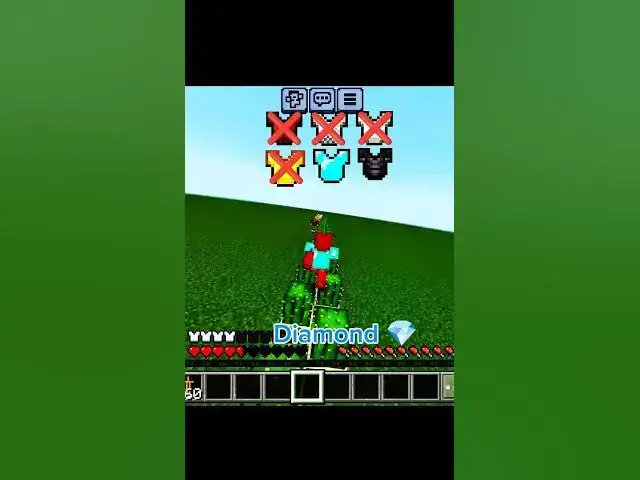 'Video thumbnail for Minecraft armour durability test #minecraft #asmr #skibiditoilet #roblox #fedevigevani #マイクラ #shorts'