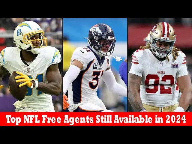 'Video thumbnail for Top NFL Free Agents Still Available in 2024!'