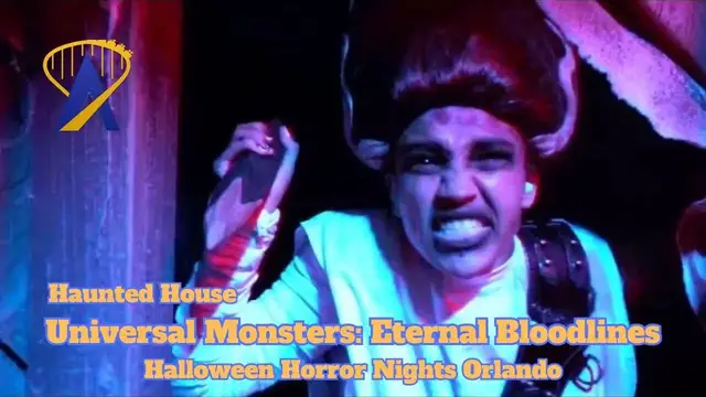 'Video thumbnail for Universal Monsters Eternal Bloodlines Haunted House at Halloween Horror Nights Orlando 2024'