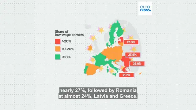 'Video thumbnail for Low-wage earners: Where is it least profitable to work in Europe?'