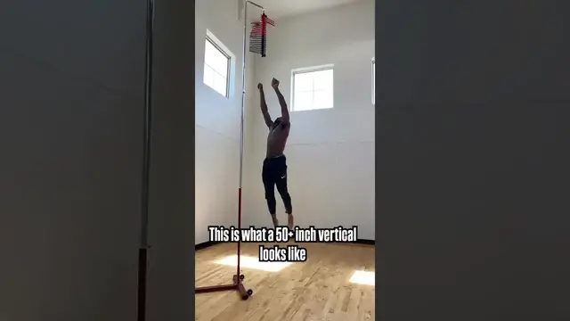 'Video thumbnail for Amazing 50+ Inch Vertical Jump | Basketball Training'