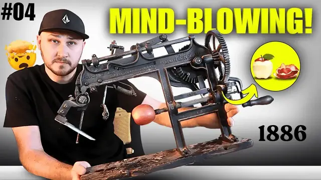 'Video thumbnail for Vintage 140 Year Old Apple Peeler That Sill WORKS! Testing My Viral Videos From 10 Years Ago!'
