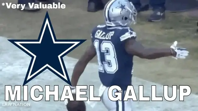 'Video thumbnail for law nation sports: dallas cowboys michael gallup, dak prescott's go-to target'