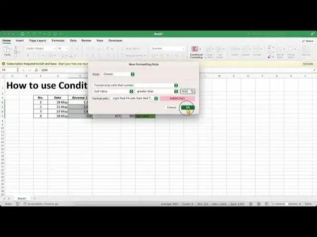 'Video thumbnail for Excel 365: Cách dùng Conditional Formatting'